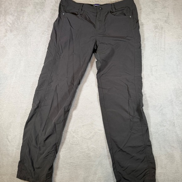 Patagonia Pants - Patagonia Womens Quandary Hiking Pants Forge Grey Roll Up 82166 SP15 Size 10